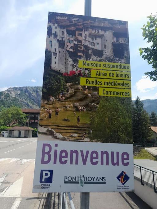 Vue Exceptionnelle Aux Portes Du Vercors Pont-en-Royans Exterior foto